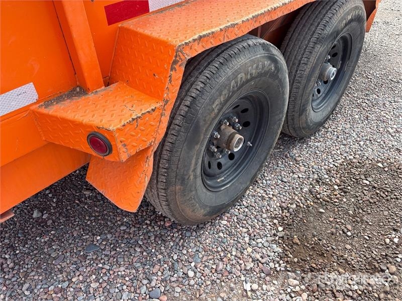 Snake River DMP714 13 ft 8 in T/A Dump Utility Tra Savivartės priekabos