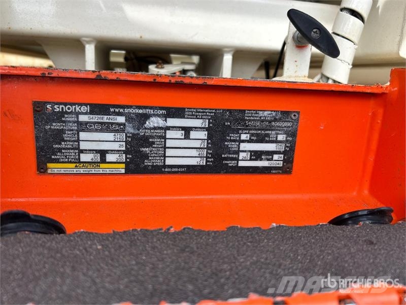 Snorkel S4726E Electric Scissor Lift Saksilavat