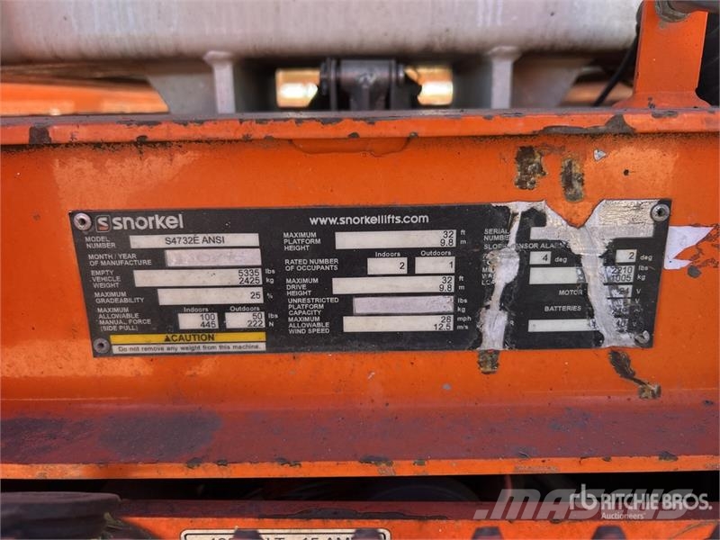 Snorkel S4732E Electric Scissor Lift رافعات مقصية الشكل