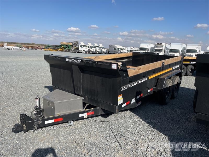 Southland SL714-14K 14 ft T/A Dump Utility Trailer Bañera