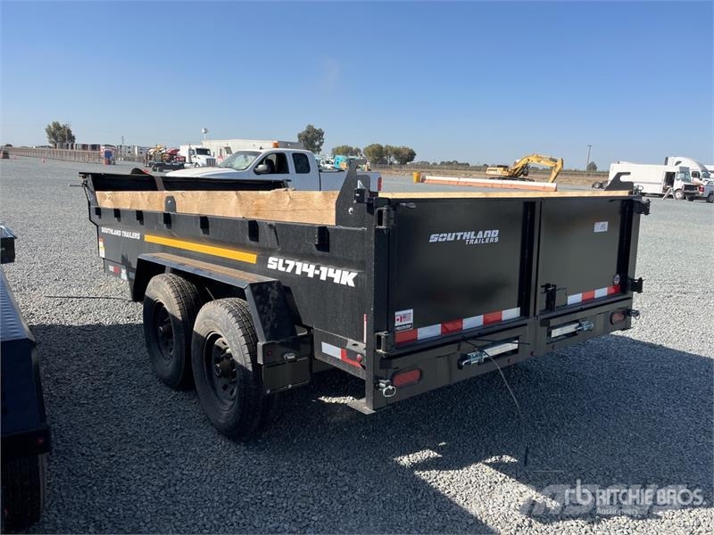Southland SL714-14K 14 ft T/A Dump Utility Trailer Bañera