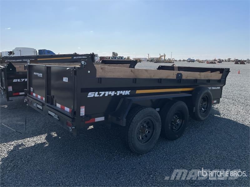 Southland SL714-14K 14 ft T/A Dump Utility Trailer Bañera