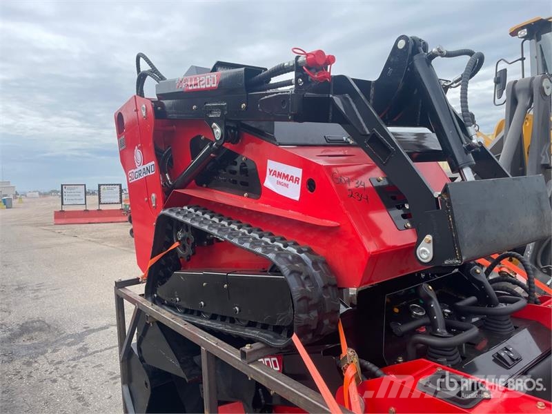 SSL1200 Mini Red Yanmar Diesel Compact Track Loade Carregadoras de direcção deslizante