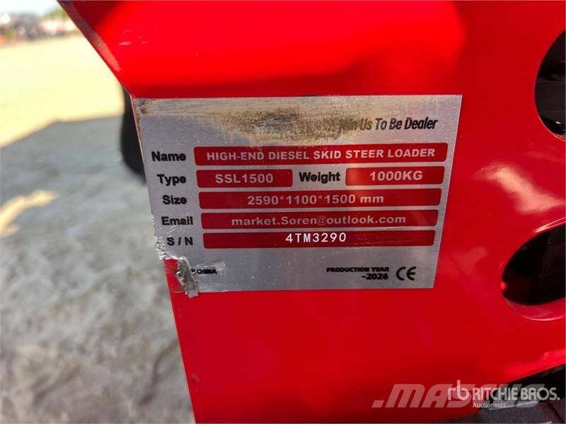  SSL1500-RED Mini Compact Track Loader (Unused) لوادر انزلاقية التوجيه