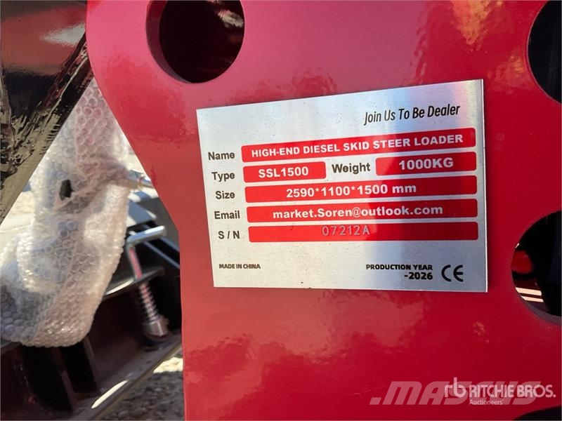 SSL1500-RED Yanmar Diesel Compact Track Loader (Un Мини-погрузчики