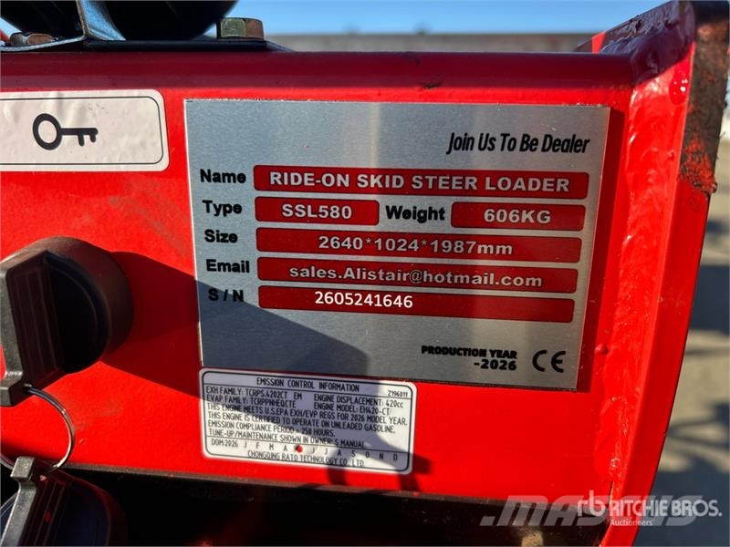SSL580 Mini Compact Track Loader (Unused) Kompaktlader