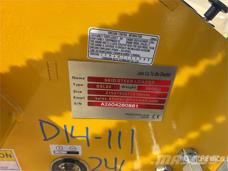 SSL60 Mini Compact Track Loader (Unused) Мини-погрузчики