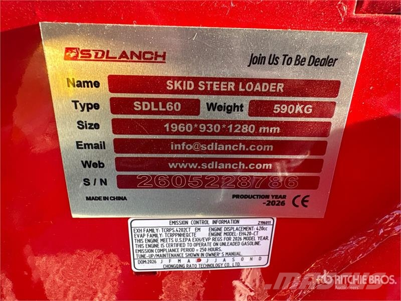  SSL60 Mini Compact Track Loader (Unused) Мини-погрузчики