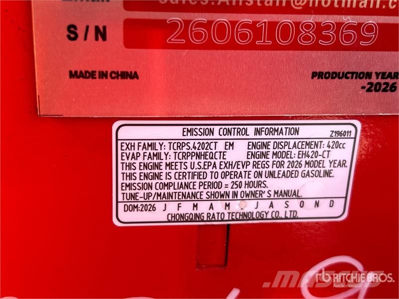  SSL60-RED Mini Compact Track Loader (Unused) لوادر انزلاقية التوجيه