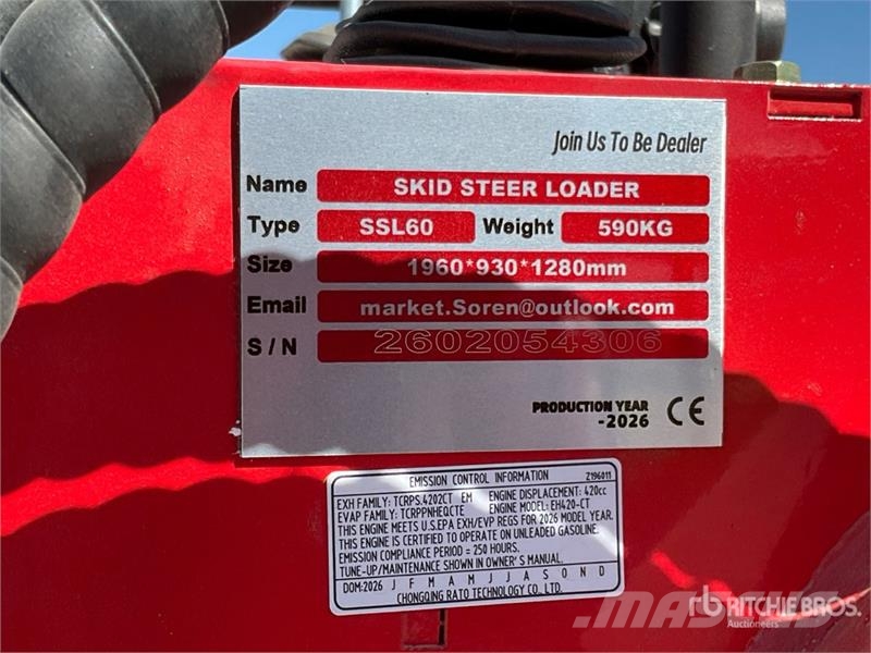  SSL60-RED Mini Compact Track Loader (Unused) Мини-погрузчики