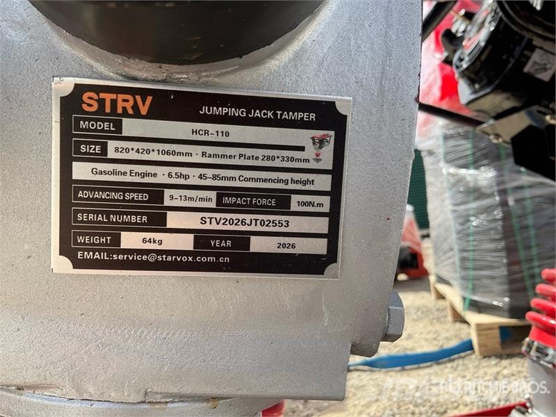  STARVOX HCR-110 Jumping Jack Tamper (Unused) Vibro nabijači