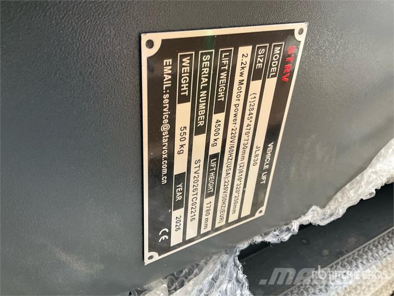 STARVOX JL830 2 Post Vehicle Lift (Unused) Строителство - Други