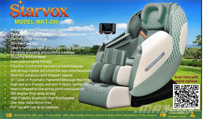 STARVOX MRT-200 Zero-Gravity Massage Chair (Unused Other components