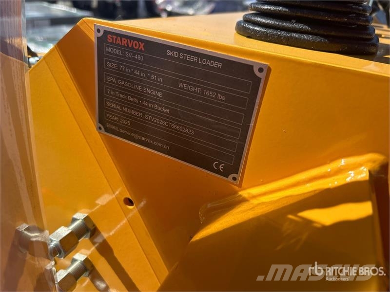 STARVOX SV-480 Mini Compact Track Loader (Unused) Šmykom riadené nakladače