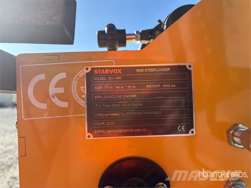 STARVOX SV-480 Mini Compact Track Loader (Unused) Šmykom riadené nakladače