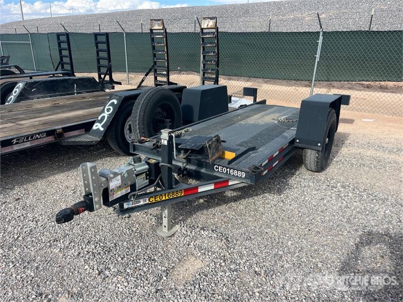 Steelpoint T412H 12 ft T/A Tilt Deck Trailer لوادر منخفضة