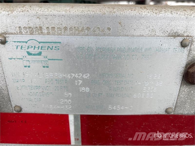 Stephens T/A Pneumatic Bulk Trailer Other trailers
