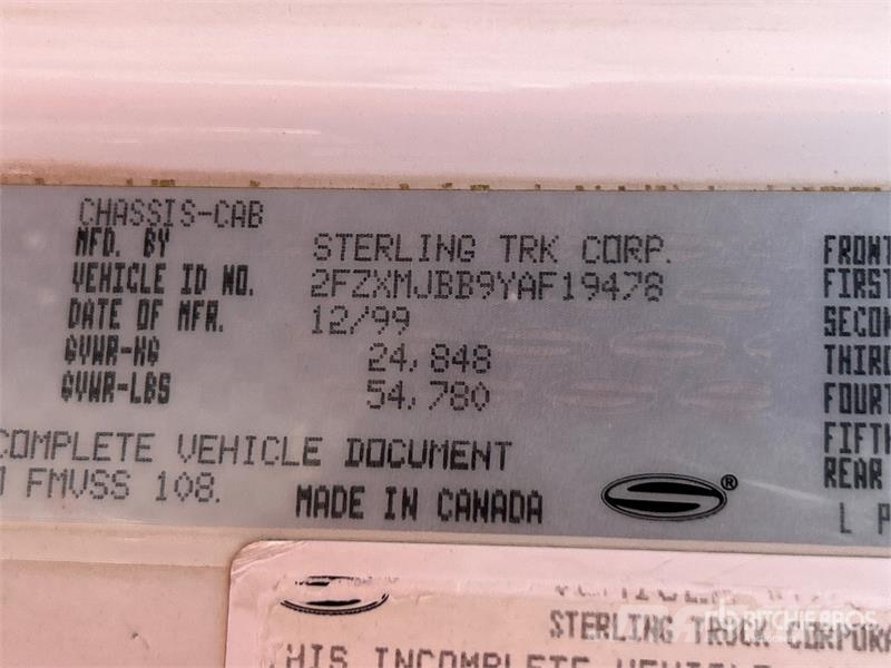 Sterling LT8513 Tankvogne - vand
