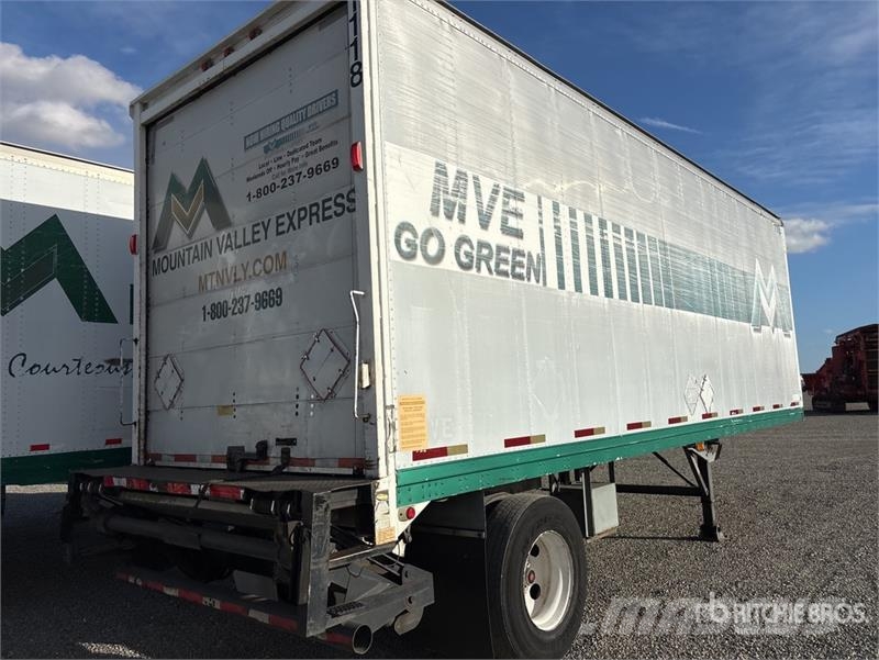 Stoughton 28 ft x 102 in S/A Van Trailer Dengtos priekabos