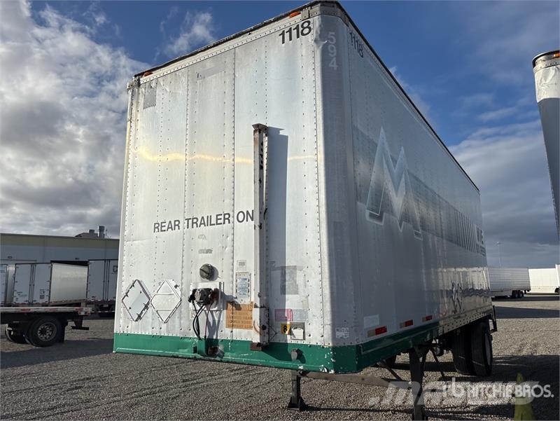 Stoughton 28 ft x 102 in S/A Van Trailer Dengtos priekabos