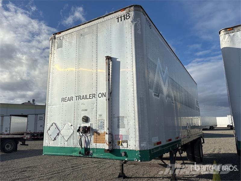 Stoughton 28 ft x 102 in S/A Van Trailer Dengtos priekabos