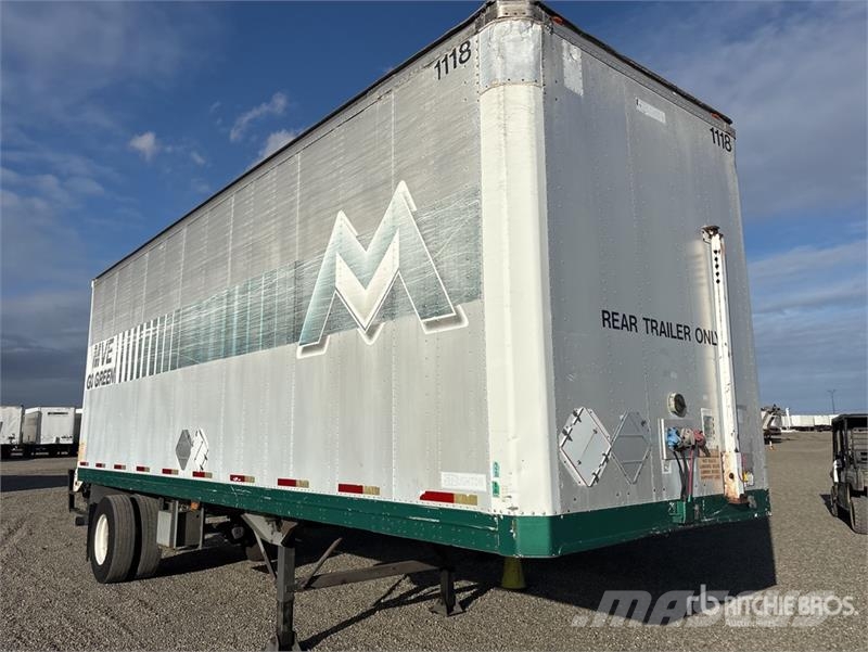 Stoughton 28 ft x 102 in S/A Van Trailer Dengtos priekabos