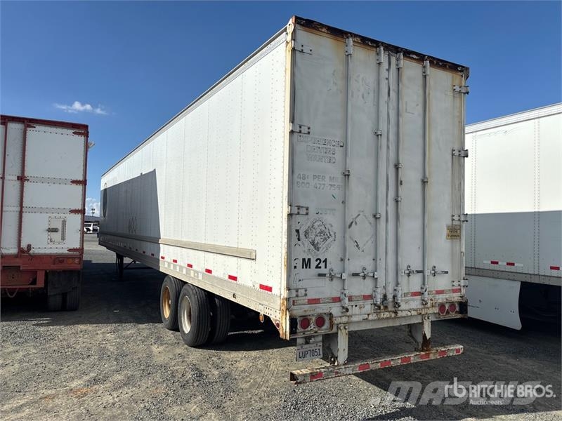 Stoughton 53 ft x 102 in T/A Van Trailer 박스 바디 트레일러