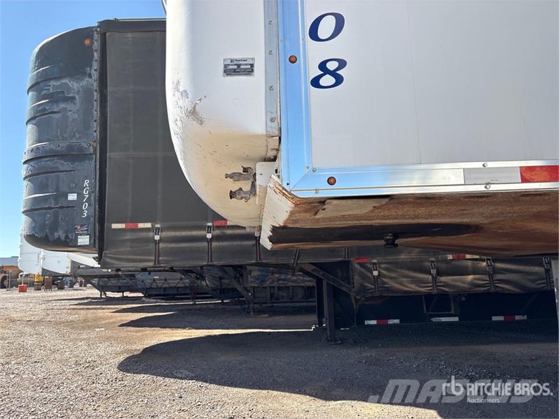 Stoughton T/A 3 Car Enclosed Car Carrier Trailer Araç nakil yari çekicileri
