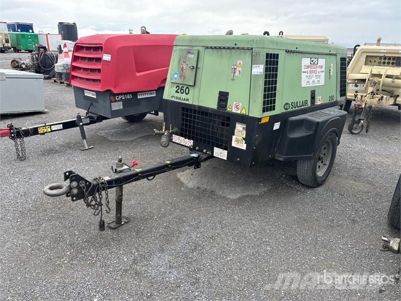 Sullair 260DPQ 260 cfm Mobile Air Compressor Kompressorit
