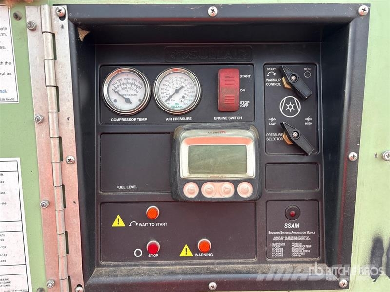 Sullair 375H DPQ JD3 375 cfm Mobile Air Compressor Compressores