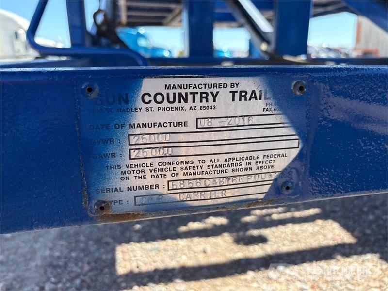 Sun Country S/A 4 Car Open Car Carrier Trailer Autotreileri