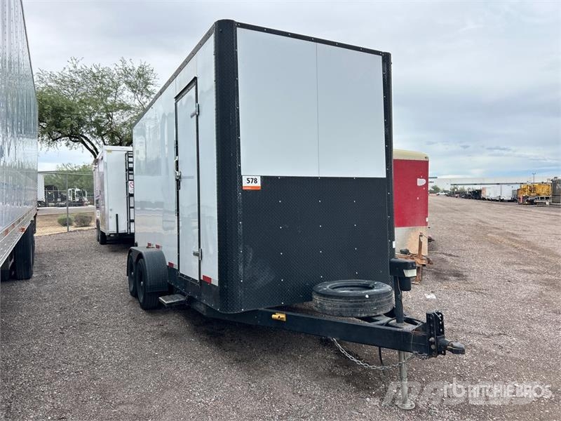  Sun Devil 16 ft T/A Enclosed Trailer Anhänger-Kastenaufbau
