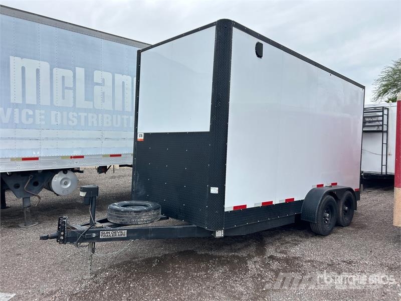  Sun Devil 16 ft T/A Enclosed Trailer Anhänger-Kastenaufbau