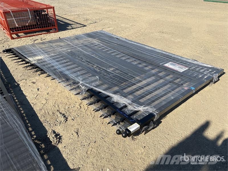 SUNTOP S0720-1 20 ft x 7 ft Wrought Iron Bi-Partin Diger tarim makinalari