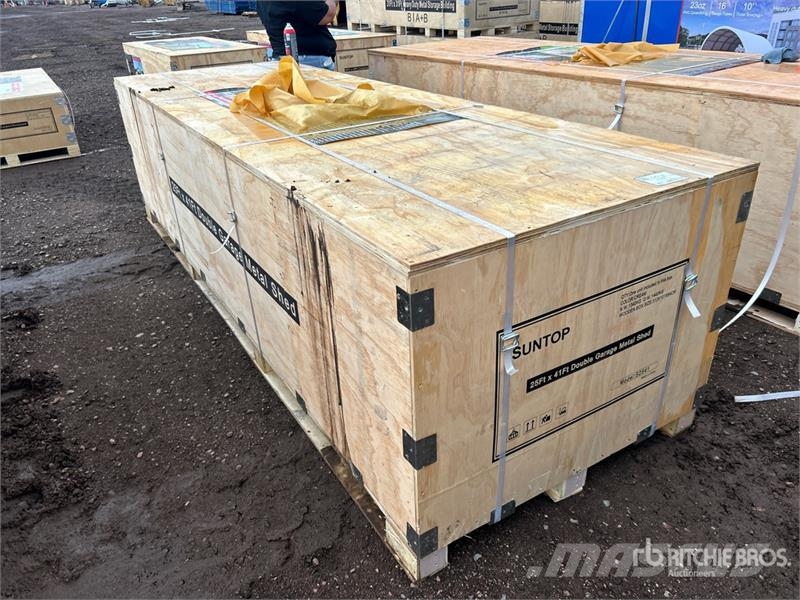 SUNTOP S2541 Double Garage Metal Storage Building Steel frame buildings