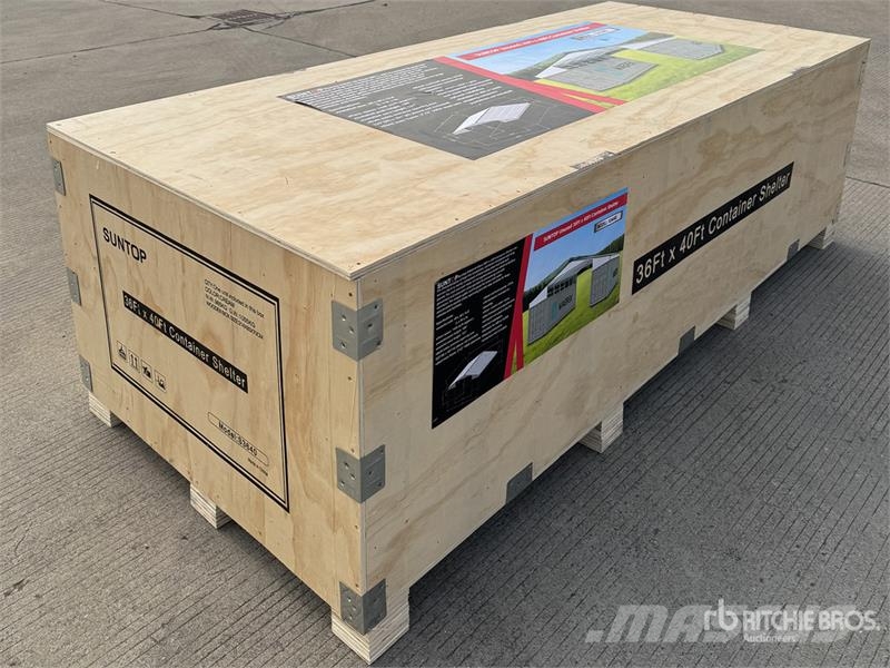 SUNTOP S3640 36 ft x 40 ft Container Shelter (Unus Строителство - Други