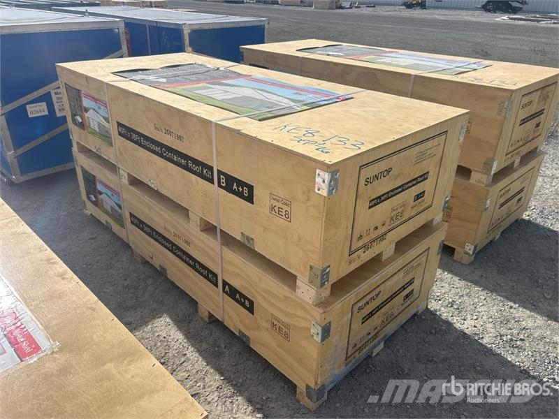 SUNTOP S4036 36 ft x 40 ft Enclosed Container Shel Строителство - Други