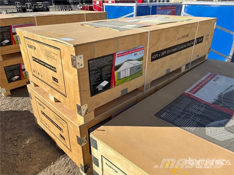 SUNTOP S4036 36 ft x 40 ft Enclosed Container Shel Строителство - Други