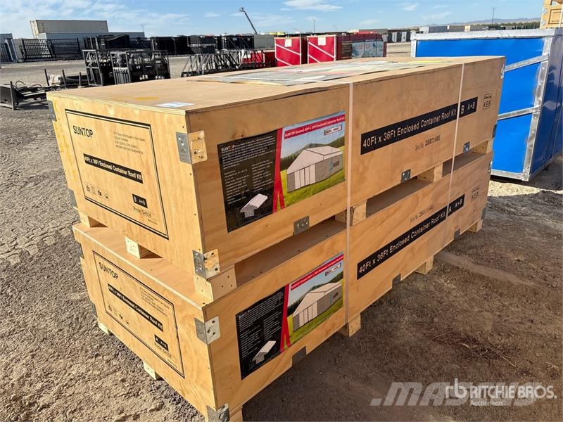 SUNTOP S4036 36 ft x 40 ft Enclosed Container Shel Строителство - Други