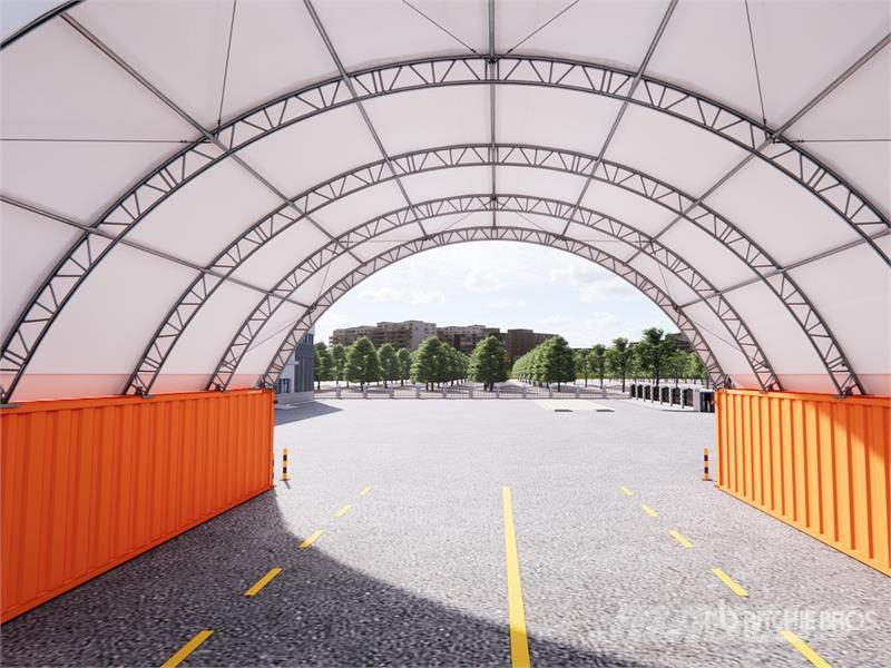 SUNTOP S404015 40 ft x 40 ft Dual Truss Container Строителство - Други