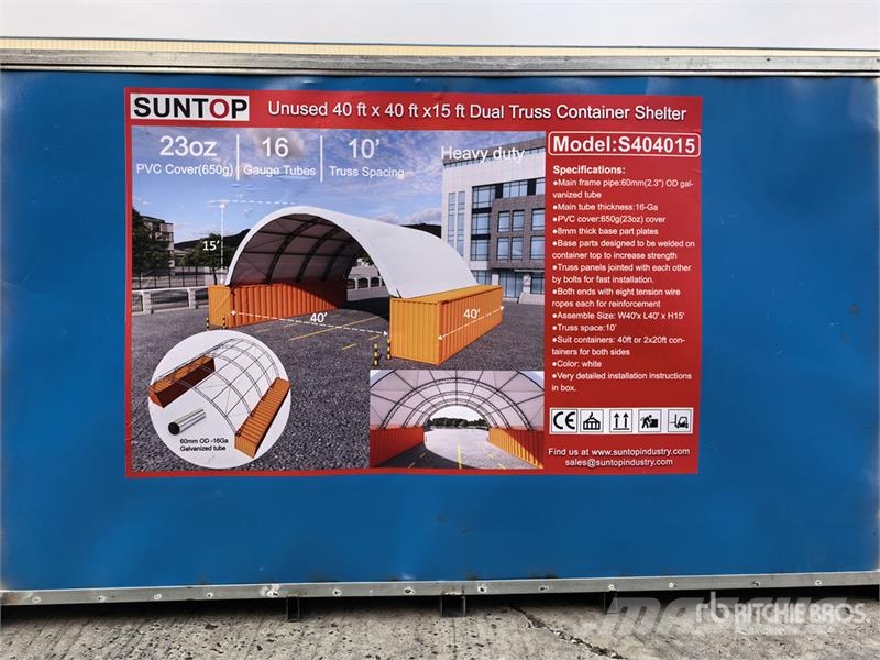  SUNTOP S404015 40 ft x 40 ft Dual Truss Container  Строителство - Други