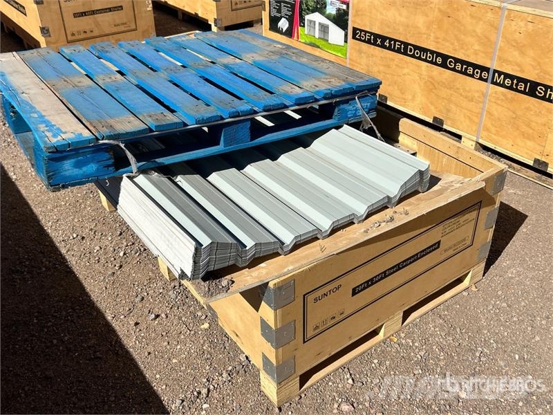  SUNTOP SC2030B 20 ft x 30 ft Enclosed Carport (Unu 鋼架建築