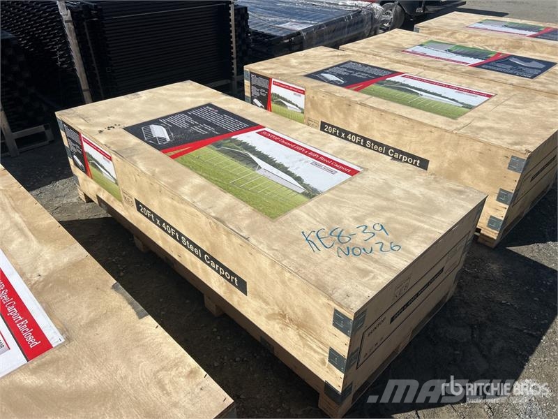 SUNTOP SC2040A 20 ft x 40 ft Carport (Unused) Edifícios com estrutura de aço