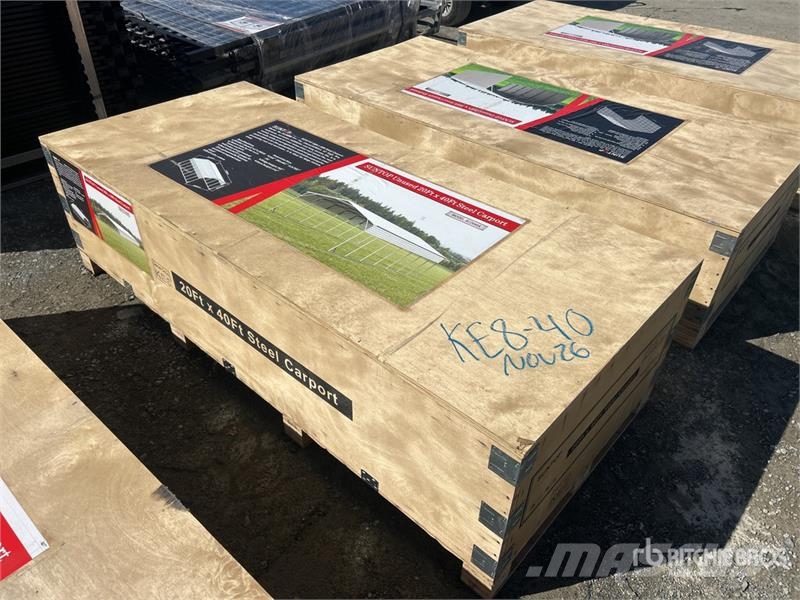  SUNTOP SC2040A 20 ft x 40 ft Carport (Unused) المباني الإطار الصلب