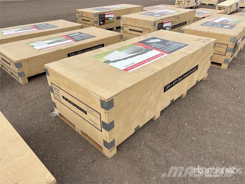 SUNTOP SC2040B 20 ft x 40 ft Enclosed Carport Stahlrahmenaufbauten