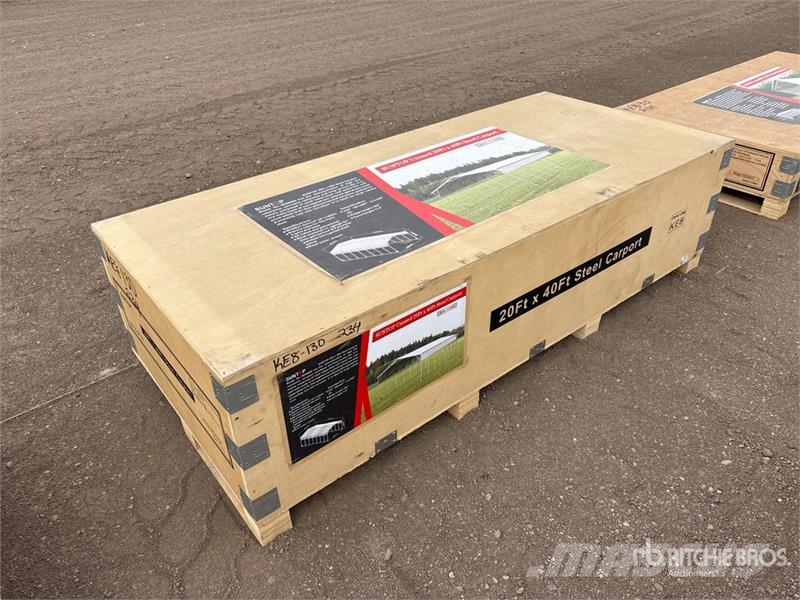 SUNTOP SC2040B 20 ft x 40 ft Enclosed Carport Stahlrahmenaufbauten