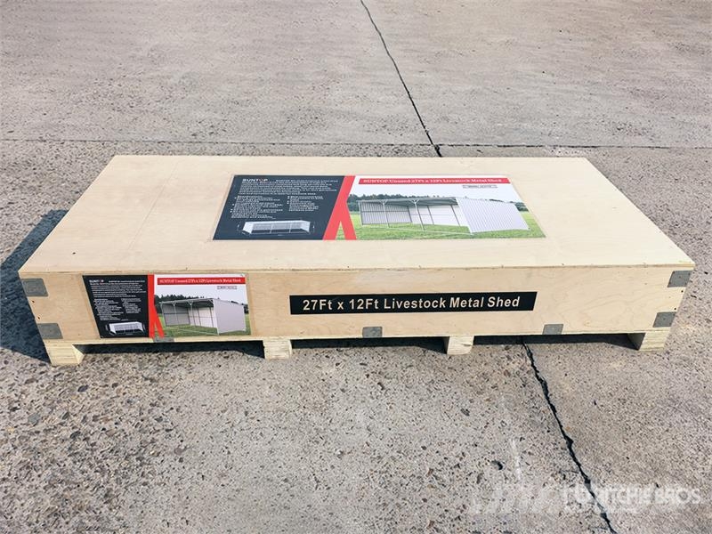  SUNTOP SC2712 27 ft x 12 ft Livestock Shelter (Unu Άλλα μηχανήματα κτηνοτροφίας και εξαρτήματα