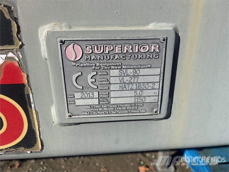 Superior SVL90 Vacuum Lifter Outros componentes