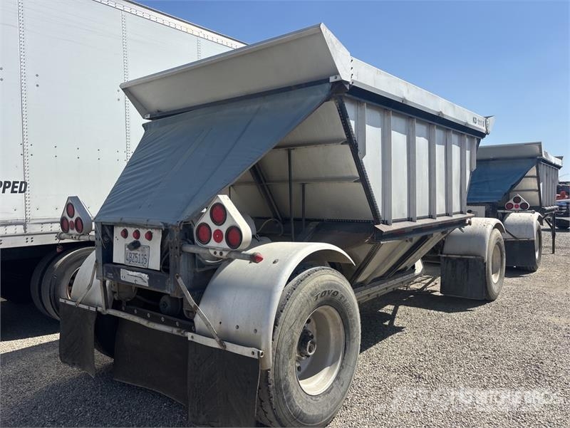 T/A Spread Axle Pup Aluminum Belly Dump Trailer Kiper prikolice