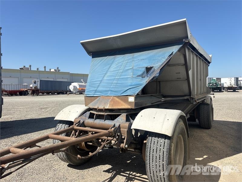 T/A Spread Axle Pup Aluminum Belly Dump Trailer Kiper prikolice